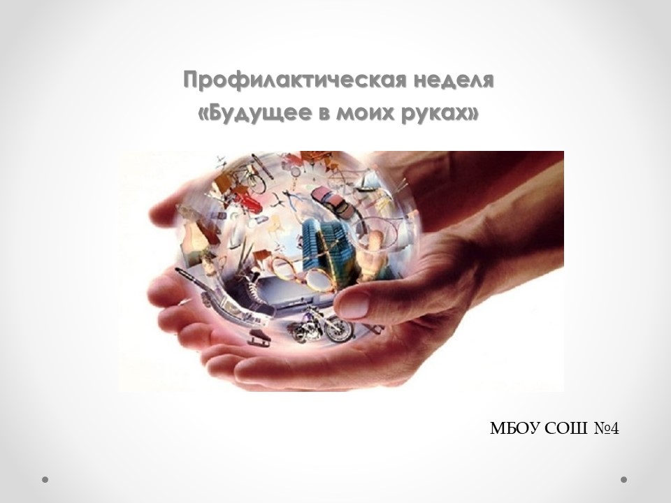 Будущее в моих руках.